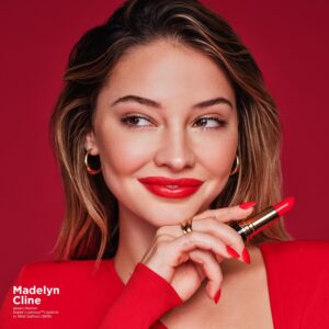 REVLON Super Lustrous Matte Lipstick, 80% Conditioning Ingredients, intance color, Waterproof, Long-Lasting, 100% Vegan Lipstick, Delectable (032), 4.25 gm