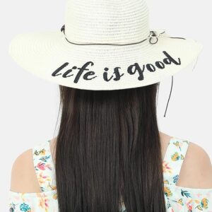 FabSeasons Long Brim Beach and Sun Hat for Women & Girls