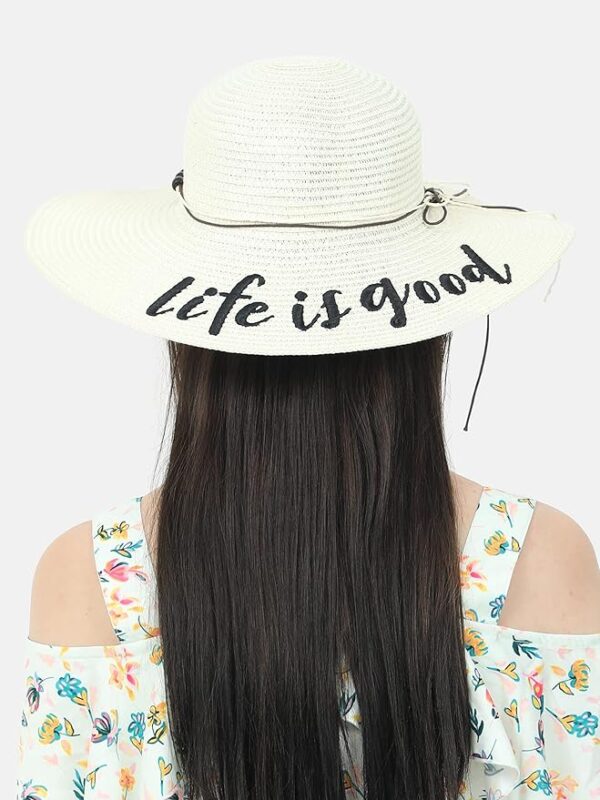 FabSeasons Long Brim Beach and Sun Hat for Women & Girls