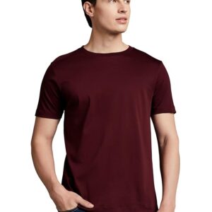 Symbol Premium Men's Super Soft Round Neck Solid T-Shirt: Regular Fit
