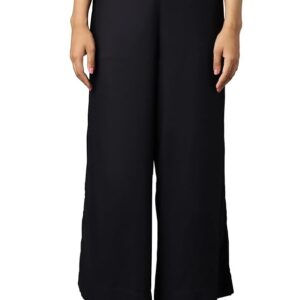 Aurelia Women's Regular Fit Mid Rise Strechable Regular Palazzos | Ankle Length Palazzo Pants